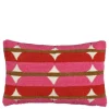 Kussen tufted roze - l55xb35xh10cm