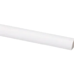 Houtenprofielen > Geen Kwartrond grenen wit gelakt 11x11mm 270cm