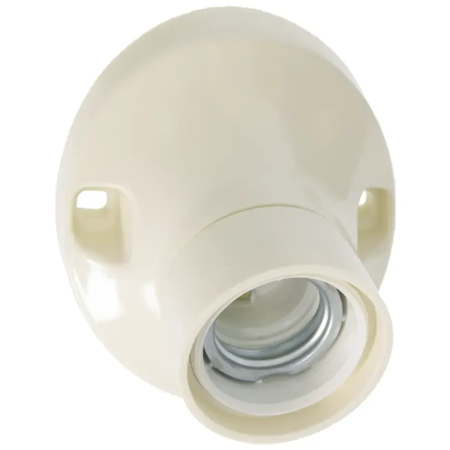 Fittingen > Geen Lamphouder Schuin E27 Crème