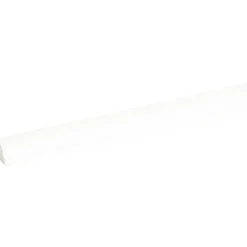 Houtenprofielen > Geen Lat kwartrond grenen wit gelakt 7x7mm 270cm