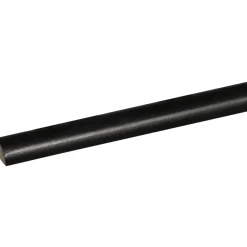 Houtenprofielen > Geen Lat kwartrond grenen zwart gelakt 7x7mm 270cm