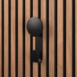 Bevestiging Wand- & Plafondbekleding > Silentlines Lattenwand accessoire hanger zwart hout