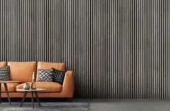 Akoestische Wandpanelen|Wandpanelen > Silentlines Lattenwand beton 260x52,6 cm, dikte 22 mm