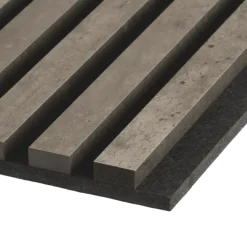 Akoestische Wandpanelen|Wandpanelen > Silentlines Lattenwand beton 260x52,6 cm, dikte 22 mm