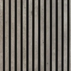 Akoestische Wandpanelen|Wandpanelen > Silentlines Lattenwand beton 260x52,6 cm, dikte 22 mm