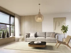 Akoestische Wandpanelen|Viltpanelen > CanDo Lattenwand Decowall Acoustic Advanced ton sur ton natuur eiken 260x30cm, 2 stuks (1.56m²)