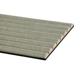 Viltpanelen > CanDo Lattenwand Decowall Acoustic Curve salie 260x30cm, 2 stuks (1.56m2)
