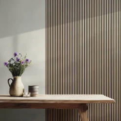 Akoestische Wandpanelen|Kleurstalen > Geen Lattenwand Melbourne 260x52 cm licht eiken, dikte 9,7 mm 2 stuks per pak
