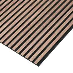 Akoestische Wandpanelen|Kleurstalen > Geen Lattenwand Melbourne 260x52cm walnoot, dikte 9,7 mm 2 stuks per pak