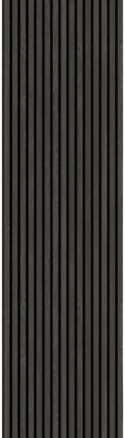 Akoestische Wandpanelen|Wandpanelen > Geen Lattenwand zwart eiken 300x60,5 cm, dikte 22mm