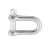 Ledent D-sluiting rvs (2 stuks)