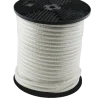 Ledent gevlochten touw wit nylon 4 mm 50 m