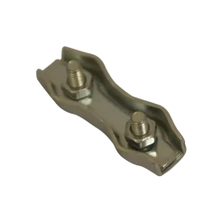 Ledent kabelklem duplex tot Ø 5 mm verzinkt (2 stuks)