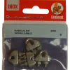 Ledent kabelklem tot Ø 3 mm rvs (4 stuks)
