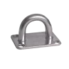 Ledent oog op plaat 40 mm
