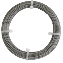 Ledent staaldraad grijs Ø4 mm / 10 m