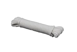 Ledent touw gevlochten naturel katoen 6 mm 10 m