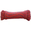 Ledent touw gevlochten pp rood/blauw/groen Ø6 mm / 20 m