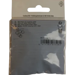 Ledent zeilringen messing 11 mm 20 stuks