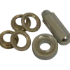 Ledent zeilringset messing 11 mm 15 stuks