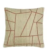 Lines kussen taupe - l45xb45xh10cm