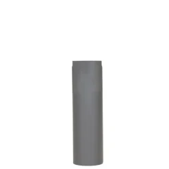 Livn Kachelpijp enkelwandig recht antraciet 500x150 mm