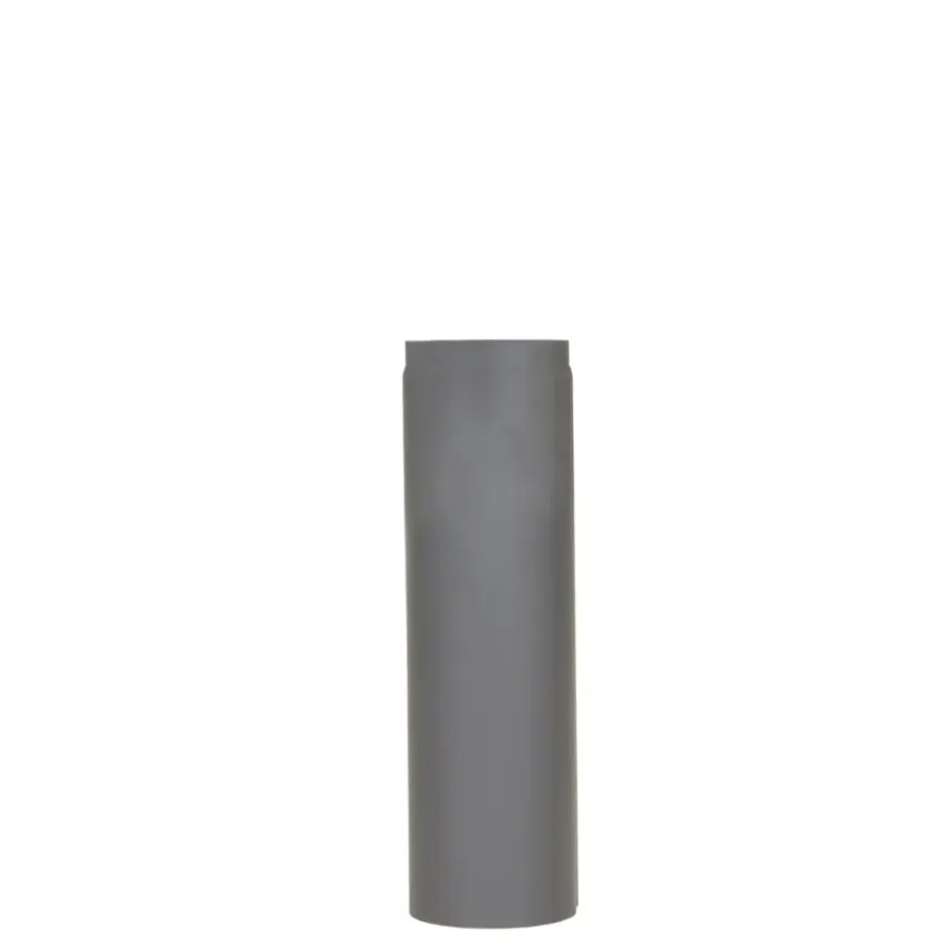 Livn Kachelpijp enkelwandig recht antraciet 500x150 mm