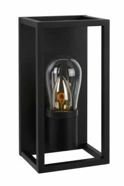Lucide badkamer wandlamp Carlyn zwart