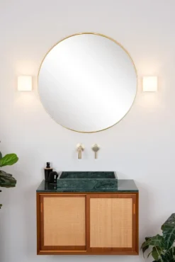 Lucide badkamer wandlamp Jelte IP44 zwart