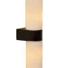 Lucide badkamer wandlamp 2-lichts Jesse IP44 zwart