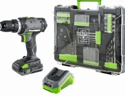 Boormachines > LUX 20V accuboormachine inclusief 2,0Ah accu, lader en koffer met accessoires
