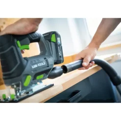 Accu Decoupeerzaag|Zaagmachines & -tafels > LUX 20V accu decoupeerzaag (zonder accu)