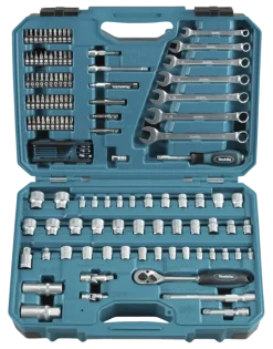 Gereedschapskoffers > Makita handgereedschapsset 120-delig