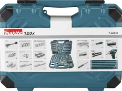 Gereedschapskoffers > Makita handgereedschapsset 120-delig