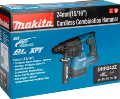 Accuboormachines|Boormachines > Makita 18V LXT combihamer DHR242Z (zonder accu)