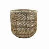 Mand rotan blond D32H35 cm