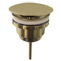 Marho fonteinset compleet links Ondine S mini wit + geborsteld messing