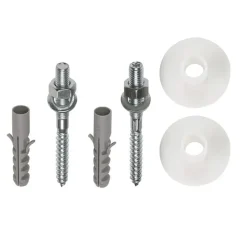 Marho fonteinset compleet links Ondine S mini wit + geborsteld messing