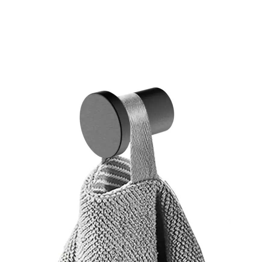 Marho Handdoekhaak Luxor klein gun metal