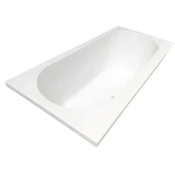 Marho Harboro inbouw duo ligbad glanzend wit 180 x 80 x 49 cm