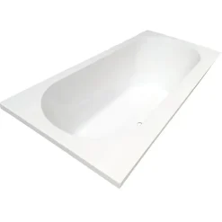 Marho Harboro inbouw duo ligbad glanzend wit 170 x 70 x 43 cm