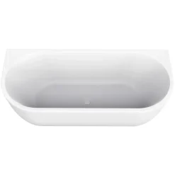 Marho Liora half vrijstaand ligbad glanzend wit 170 x 75 cm