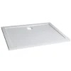 Marho Luxe douchebak rechthoek glanzend wit 120 x 90 x 4 cm