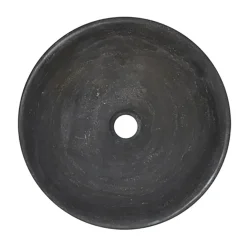 Marho Nudo waskom rond 40 x 14 cm hardsteen gezoet