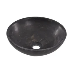 Marho Nudo waskom rond 32 x 12 cm hardsteen gezoet