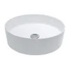 Marho Qira waskom rond 40 x 12 cm keramiek mat wit