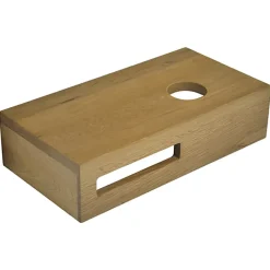 Werkbladen > Marho Tarn wastafelblad toilet rechts 40 x 21 x 10 cm massief hout