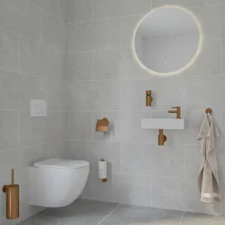Marho Toiletborstelhouder Luxor brons koper