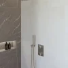 Marho Valdra regendouche set inbouw met thermostaatkraan 30 cm geborsteld staal