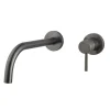 Marho Valdra Slim inbouw wastafelkraan gun metal eengreeps